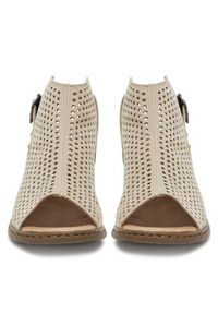Rieker Sandały CEO-V0590-60 Beżowy jasny. Kolor: beżowy. Materiał: skóra #7