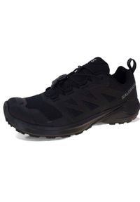 salomon - Buty do biegania męskie Salomon X-adventure. Kolor: czarny. Materiał: materiał, syntetyk. Szerokość cholewki: normalna