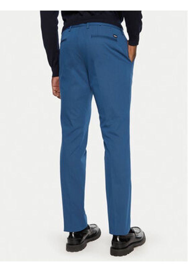 BOSS - Boss Spodnie materiałowe Kaito1_T 50487754 Niebieski Slim Fit. Kolor: niebieski. Materiał: bawełna, syntetyk