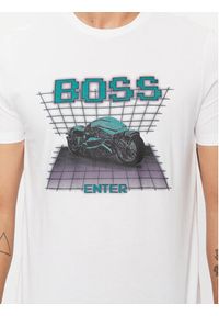 BOSS - Boss T-Shirt Teenter 50503551 Biały Regular Fit. Kolor: biały. Materiał: bawełna #4