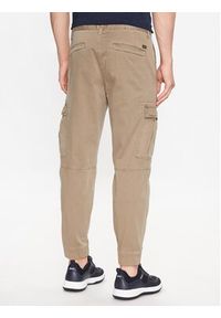 BOSS - Boss Spodnie materiałowe 50494347 Beżowy Regular Fit. Kolor: beżowy. Materiał: materiał, bawełna #3