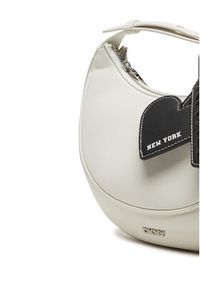 DKNY Torebka R51EZJ25 Szary. Kolor: szary. Materiał: skórzane