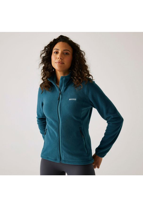 Regatta - Floreo IV Polar turystyczny damski. Kolor: zielony. Materiał: polar