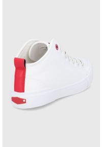 Cross Jeans Trampki kolor biały. Nosek buta: okrągły. Zapięcie: sznurówki. Kolor: biały. Materiał: guma #4