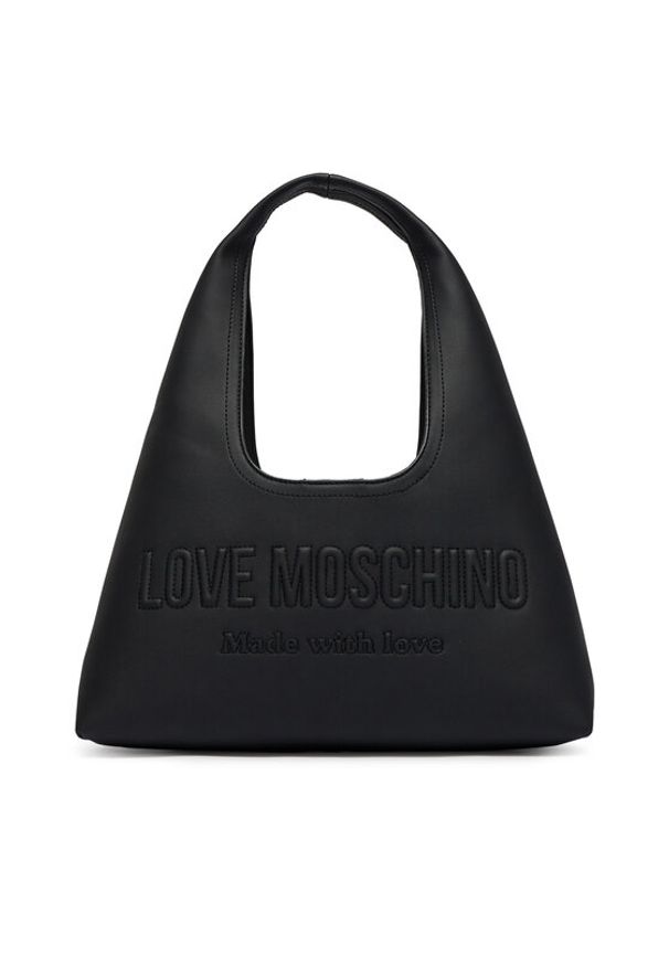 Love Moschino - LOVE MOSCHINO Torebka JC4047PP0OLE0000 Czarny. Kolor: czarny. Materiał: skórzane