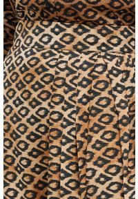 Scotch & Soda Spódnica kolor brązowy mini asymetryczna. Kolor: brązowy. Materiał: tkanina, włókno, materiał #3