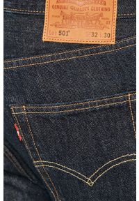 Levi's® - Levi's - Jeansy 501 Onewash Regular Fit. Okazja: na spotkanie biznesowe. Kolor: niebieski. Materiał: jeans. Wzór: gładki, aplikacja. Styl: biznesowy #4