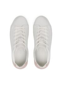 Calvin Klein Sneakersy Heel Counter Cupsole Lace Up HW0HW01378 Biały. Kolor: biały. Materiał: skóra #6