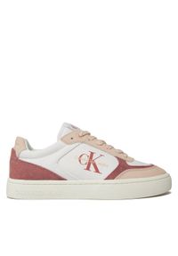 Calvin Klein Jeans Sneakersy Classic Cupsole Low Mix Ml Btw YW0YW01390 Biały. Kolor: biały #1