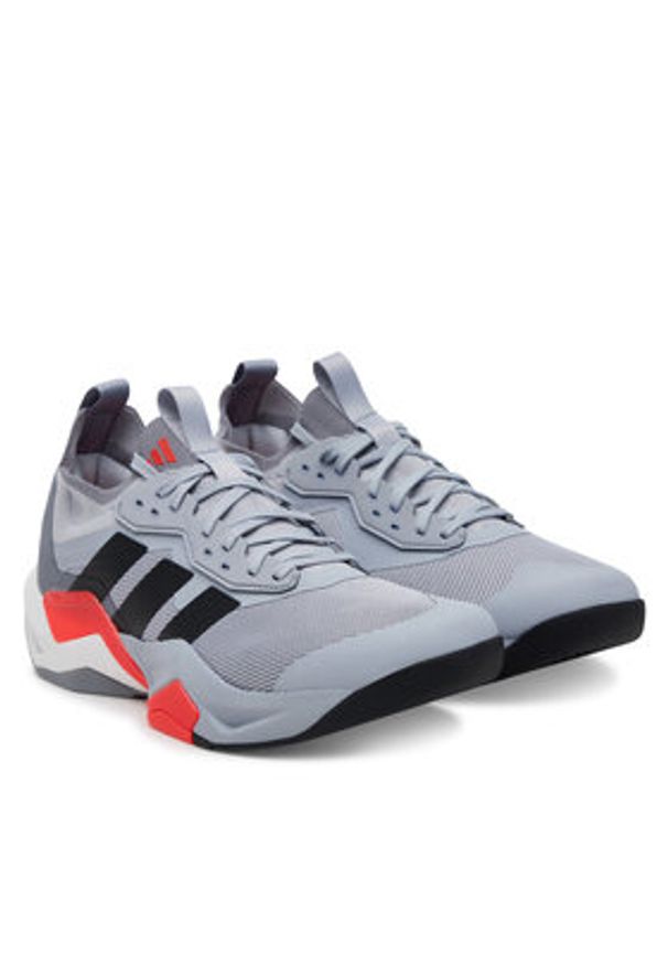 Adidas - adidas Buty na siłownię Rapidmove ADV 2 ID6559 Szary. Kolor: szary. Materiał: materiał. Sport: fitness