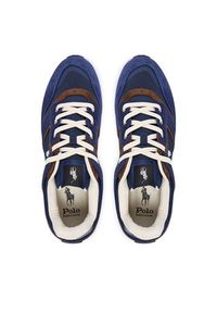 Polo Ralph Lauren Sneakersy Trn 89 Pp V2 809973975003 Granatowy. Kolor: niebieski. Materiał: skóra, zamsz #4