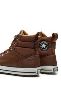 Converse Trampki Chuck Taylor All Star Berkshire Boot Water-Repellent A08562C Brązowy. Kolor: brązowy. Materiał: skóra #6