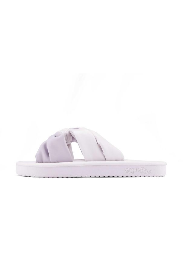 Flip*Flop - Klapki basenowe damskie Flip Flop Fauna Chess. Kolor: niebieski. Sezon: lato. Styl: sportowy