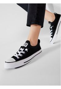 Converse Trampki Ctas Shoreline Knit Slip 565489C Czarny. Kolor: czarny. Materiał: materiał #8