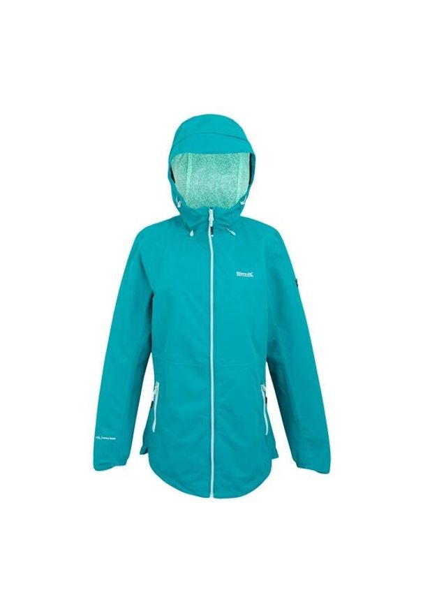 Kurtka damska przeciwdeszczowa Regatta Hamara IV. Kolor: niebieski. Sport: turystyka piesza