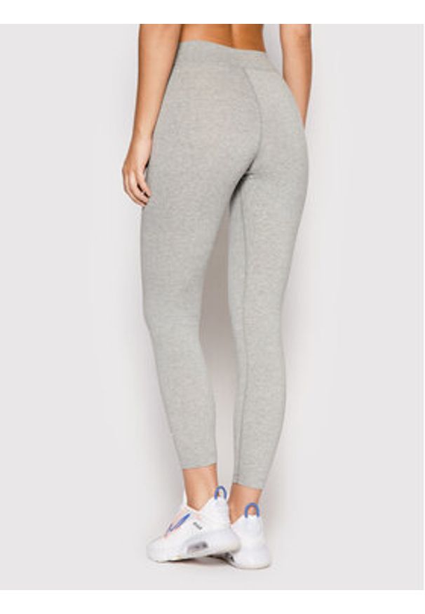 Nike Legginsy Sportswear Essential CZ8532 Szary Slim Fit. Kolor: szary. Materiał: bawełna
