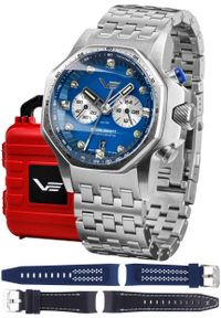 Zegarek męski Vostok Europe VK64-640A700B srebrny. Kolor: srebrny #1