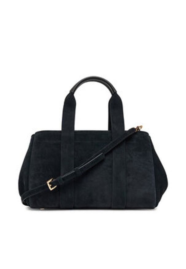 MICHAEL Michael Kors Torebka Romee 30F5G1ZS1S Czarny. Kolor: czarny. Materiał: skórzane, zamszowe
