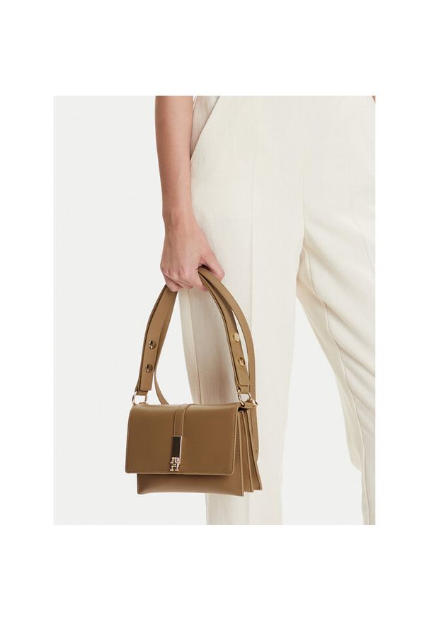 TOMMY HILFIGER - Torebka Tommy Hilfiger. Kolor: beżowy