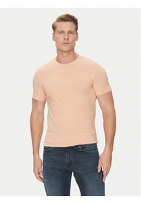 Guess T-Shirt M2YI72 I3Z14 Pomarańczowy Regular Fit. Kolor: pomarańczowy. Materiał: bawełna #1