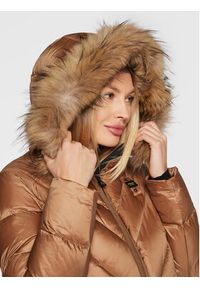 Blauer Kurtka puchowa Brandy BLDK03215 006047 Brązowy Regular Fit. Kolor: brązowy. Materiał: syntetyk, puch #6