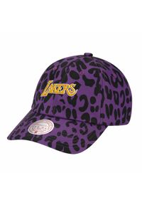 Czapka z daszkiem Mitchell & Ness NBA Los Angeles Lakers Strapback -LALPURP. Kolor: fioletowy #1