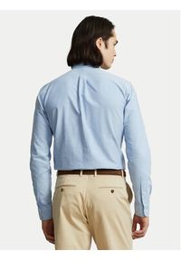 Polo Ralph Lauren Koszula Cupdppcs 710792041002 Błękitny Custom Fit. Typ kołnierza: polo. Kolor: niebieski. Materiał: bawełna