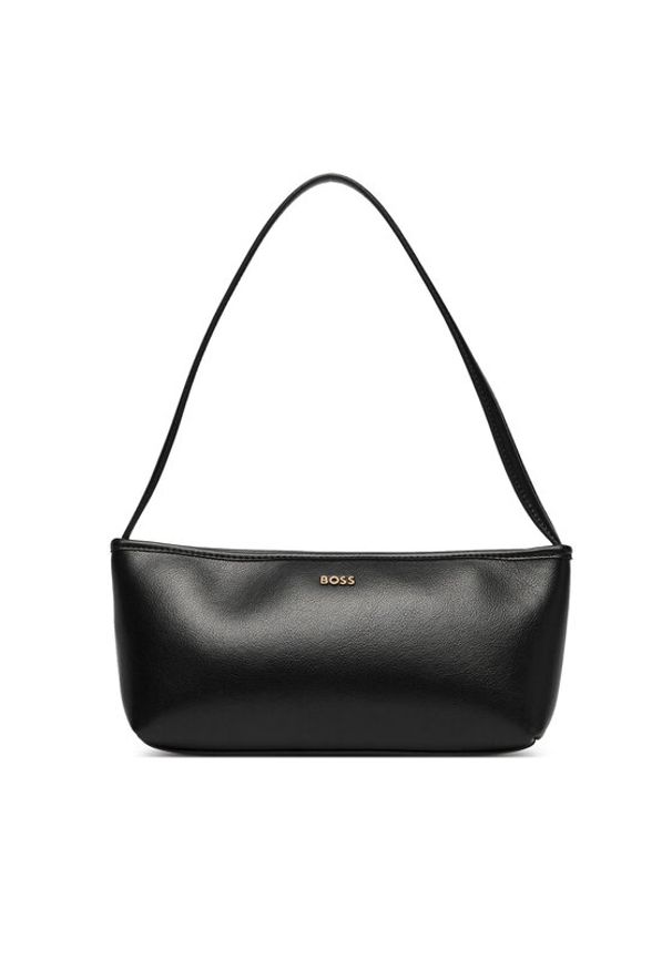 BOSS Torebka 50567590 Czarny. Kolor: czarny. Materiał: skórzane