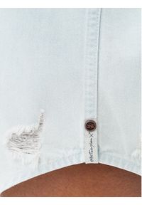 One Teaspoon Koszula jeansowa Everyday Chambray 24864 Błękitny Regular Fit. Kolor: niebieski. Materiał: bawełna #5