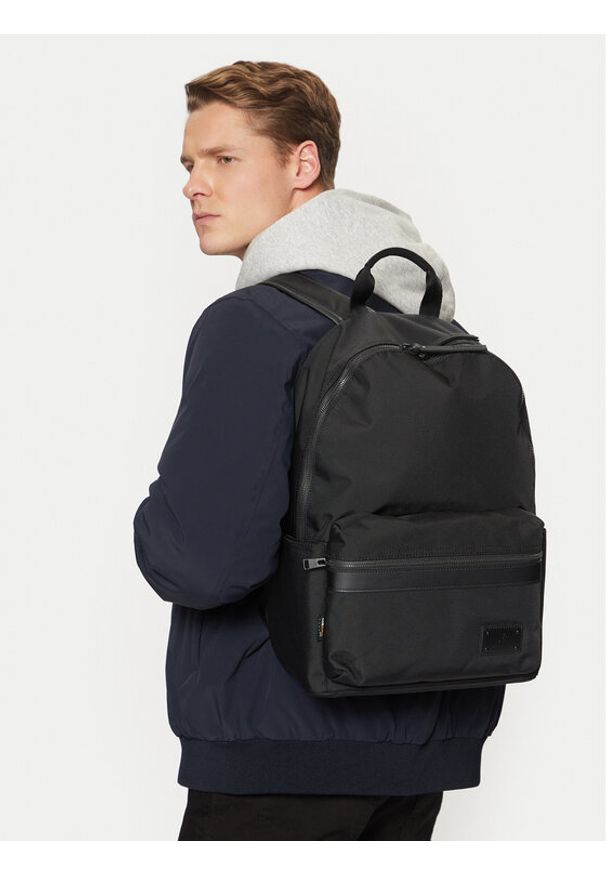 Premiata Plecak Blade 2121 Czarny. Kolor: czarny. Materiał: materiał