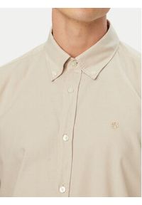 BOSS Koszula H-Liam 50560404 Beżowy Regular Fit. Kolor: beżowy. Materiał: bawełna #4