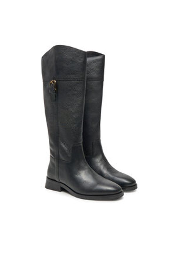 Geox Kozaki D Tormalina D36VBG 00046 C9997 Czarny. Kolor: czarny. Materiał: skóra