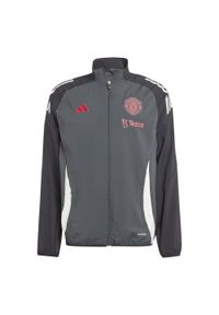 Bluza Adidas Sport Mufc Eu Pre Jkt Dorosłych. Kolor: niebieski, szary, wielokolorowy. Sport: bieganie