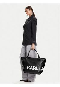 Karl Lagerfeld - KARL LAGERFELD Torebka A3W50029 Czarny. Kolor: czarny. Materiał: skórzane #6