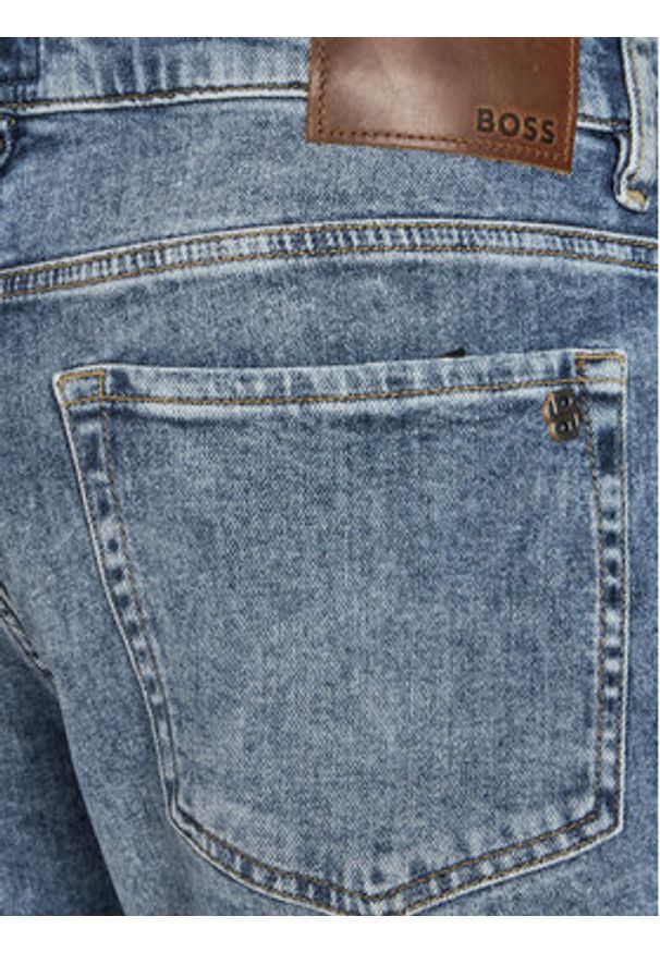 BOSS Szorty jeansowe Re.Maine 50537816 Niebieski Regular Fit. Kolor: niebieski. Materiał: bawełna