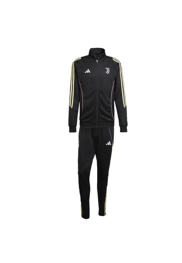 Adidas Sport Juve Tk Kombinezon Dorośli. Kolor: czarny. Materiał: dresówka