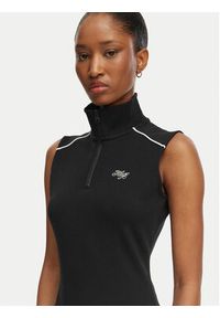 Hugo - HUGO Sukienka codzienna Nuzippo 50558614 Czarny Extra Slim Fit. Okazja: na co dzień. Kolor: czarny. Materiał: bawełna. Typ sukienki: proste. Styl: casual #3