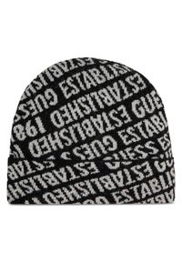 Guess Czapka M1BZ02 Z2VX2 Czarny. Kolor: czarny. Materiał: materiał #1