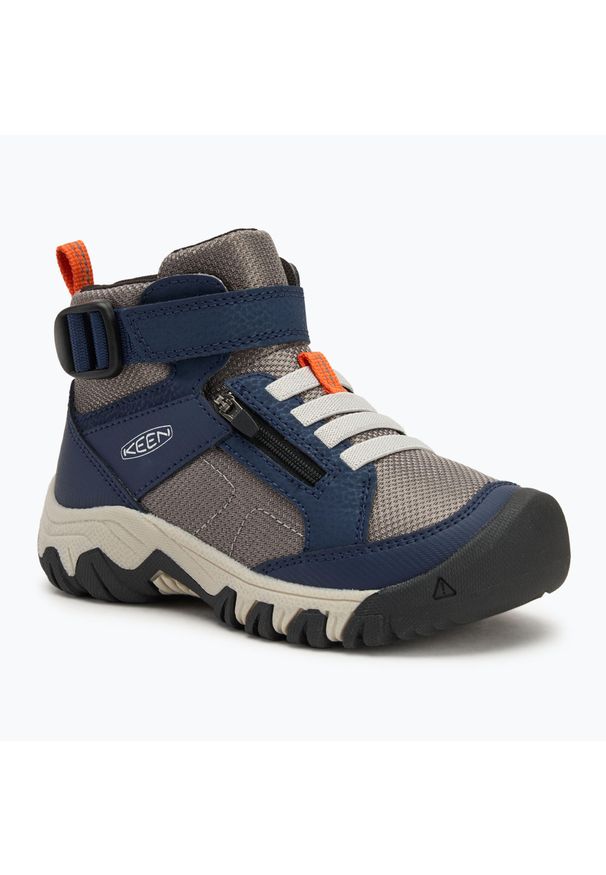 keen - Buty turystyczne dziecięce KEEN Targhee Boundless. Kolor: niebieski. Sport: turystyka piesza