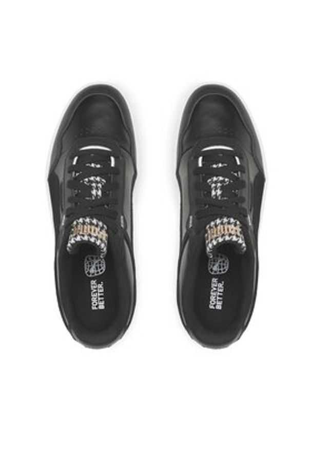Puma Sneakersy Court Ultra Houndstooth 389369 02 Czarny. Kolor: czarny. Materiał: skóra