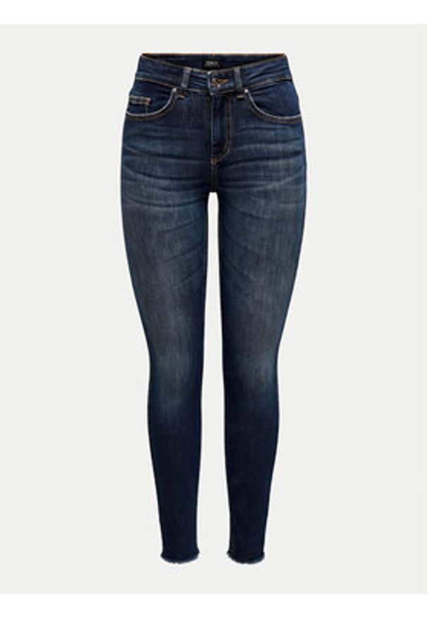 only - ONLY Jeansy Blush 15326910 Granatowy Skinny Fit. Kolor: niebieski
