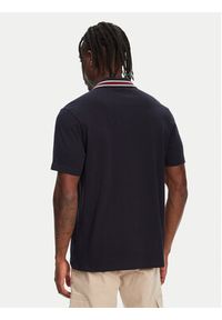 Hunter Polo Noris SS HARM0037242 Granatowy Regular Fit. Typ kołnierza: polo. Kolor: niebieski. Materiał: bawełna #5