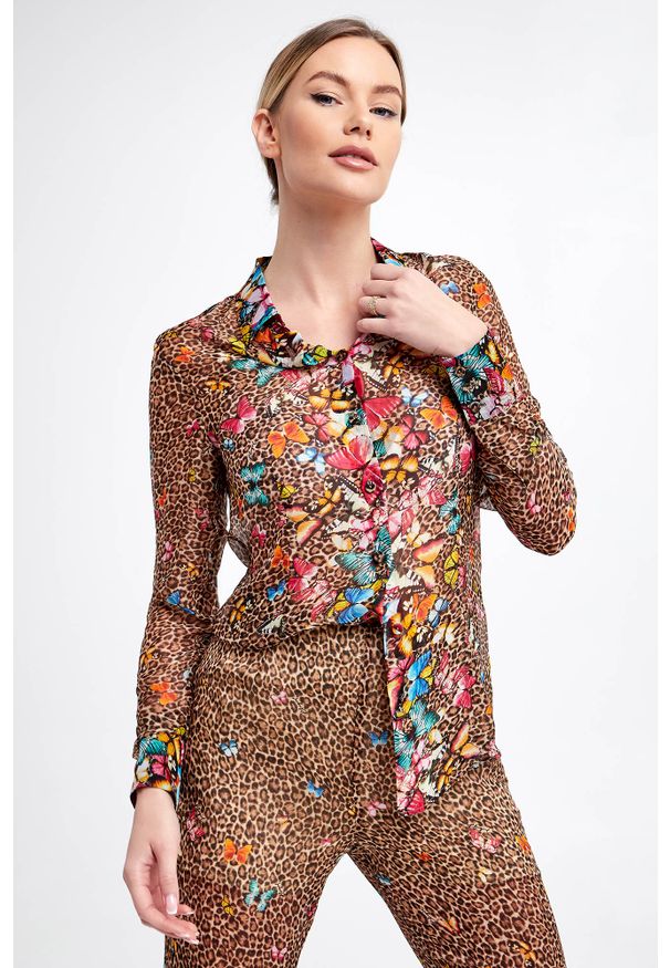 Blugirl Blumarine - Koszula jedwabna BLUGIRL BLUMARINE. Materiał: jedwab