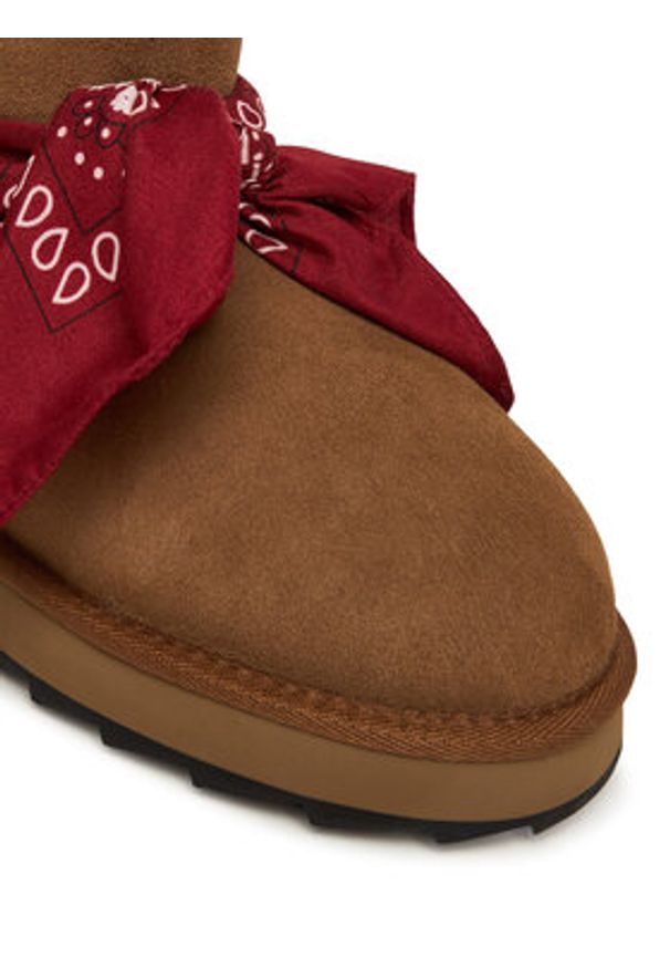 EMU Australia Śniegowce Sharky Mini Bandana W13199 Brązowy. Kolor: brązowy. Materiał: skóra