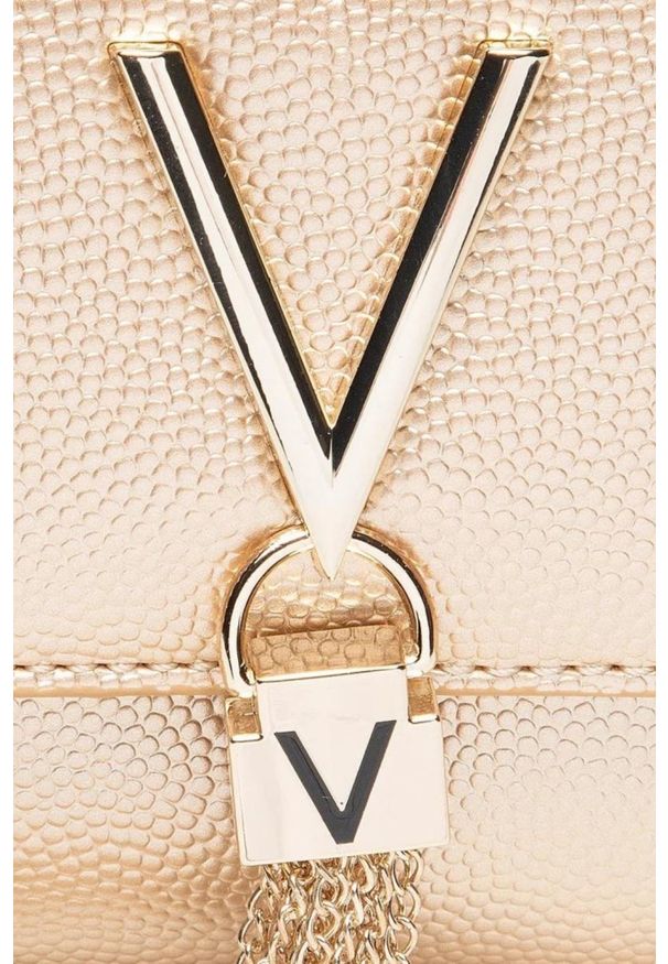 Valentino by Mario Valentino - VALENTINO Złota kopertówka Divina. Kolor: złoty