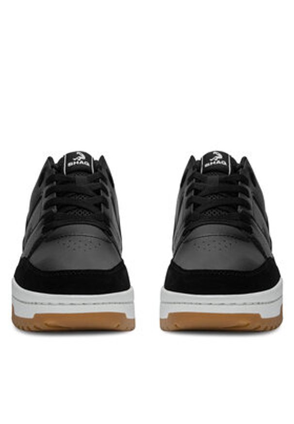 Shaq - SHAQ Buty do koszykówki BREAKER LOW AQ95014M-B Czarny. Kolor: czarny. Materiał: skóra. Sport: koszykówka