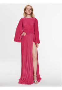 Elisabetta Franchi Sukienka wieczorowa AB-442-32E2-V620 Różowy Regular Fit. Kolor: różowy. Materiał: wiskoza. Styl: wizytowy #1