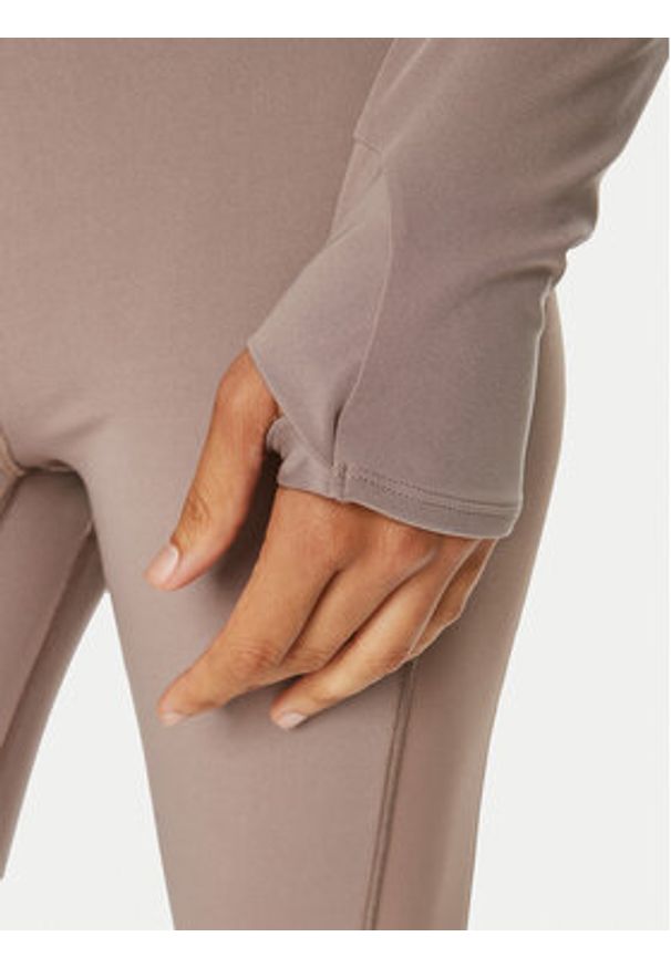 Calvin Klein Performance Koszulka techniczna 00GWF4K204 Beżowy Slim Fit. Kolor: beżowy. Materiał: syntetyk