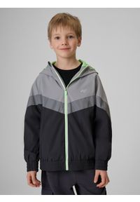 4f - 4F Kurtka przejściowa chłopięca - szara 146 (10-11 lat). Kolor: szary. Materiał: materiał. Sezon: lato #1