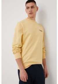 Jack & Jones bluza bawełniana męska kolor beżowy z aplikacją. Kolor: beżowy. Materiał: bawełna. Wzór: aplikacja #5
